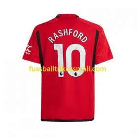 Fußballtrikots Manchester United Marcus Rashford 10 2023-2024 Kurzarm Heimtrikotsatz kaufen
